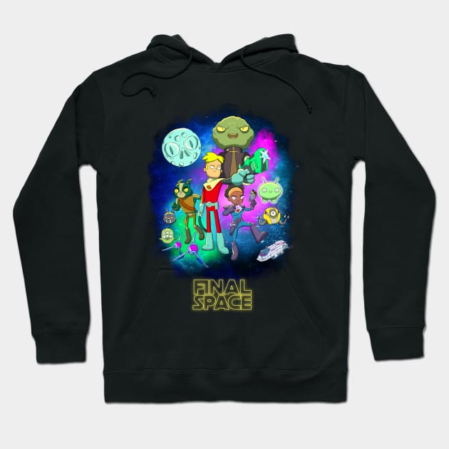 Final Space Wars Hoodie by ribandcheese